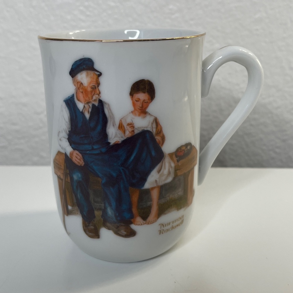 Norman Rockwell mug the Lighthouse Keepers Daughter Museum Coffee  Cup